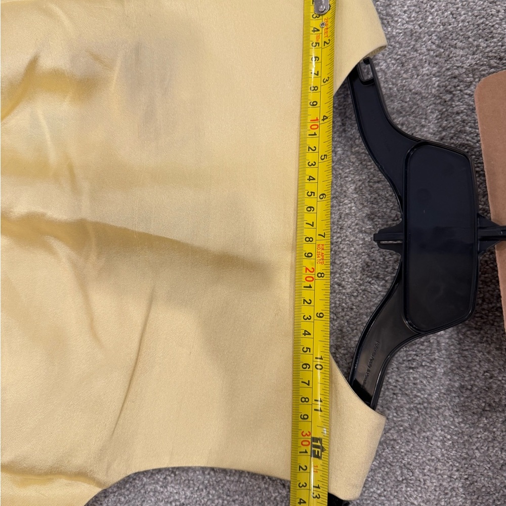 Talbots Yellow Midi Dress Silk Blend *NWT* - Picture 10 of 12
